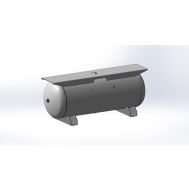Baglioni Spa - Pressure Solutions | 240 Gallon Compressor World Latin America Tank Horizontal w/ Extended Top Plate, 30