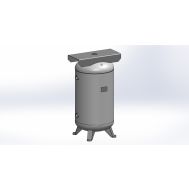 Baglioni Spa - Pressure Solutions | 80 Gallon Compressor World Latin America Tank Vertical w/ Top Plate, 24