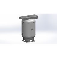 Baglioni Spa - Pressure Solutions | 120 Gallon Compressor World Latin America Tank Vertical w/ Top Plate, 30