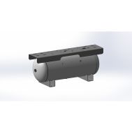 Baglioni Spa - Pressure Solutions | 120 Gallon Compressor World Latin America Tank Horizontal w/ Extended Top Plate, 24