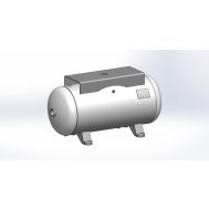 Baglioni Spa - Pressure Solutions | 30 Gallon Compressor World Latin America Tank Horizontal w/ Top Plate, 16