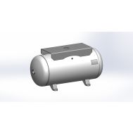 Baglioni Spa - Pressure Solutions | 60 Gallon Compressor World Latin America Tank Horizontal w/ Top Plate, 20