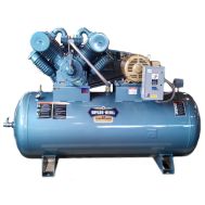 Compresor Saylor-Beall de 25 HP World Latin America Dos etapas 89.6 CFM, tanque de 240 galones | 230 voltios trifásico | 92524-230-3