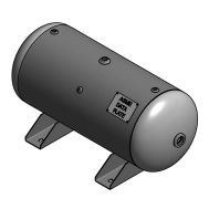 SteelFab 30 Gallon Horizontal Air Tank, 16