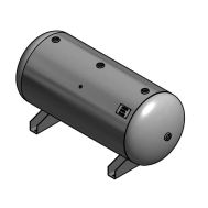 SteelFab 200 Gallon Horizontal Air Tank, 30