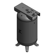 SteelFab 80 Gallon Vertical Air Tank with Top Plate (13