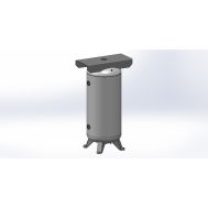 Baglioni Spa - Pressure Solutions | 60 Gallon Compressor World Latin America Tank Vertical w/ Top Plate, 20