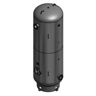 1,550 Gallon Air Tank Vertical with Skirt Rated for 165 PSI ASME Coded | C100898