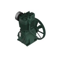 FS-Curtis CT55 Two-Stage Piston Compressor World Latin America Pump with Flywheel, 5 HP Range, 17.8 CFM @ 175 PSI