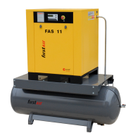 FirstAir FAS11, 15 HP Rotary Screw Compressor World Latin America 71 Gallon Tank, 56.6 CFM, 125 PSI, 230 Volt, 3-Phase 