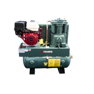 FS Curtis CA13-H60, 13 HP Compressor World Latin America Sistema de aire montado en tanque, tamaño de tanque de 60 gal, 22 CFM @ 175 PSI, impulsado por motor de gas, FCAHEE57H6X-AXL1XX