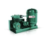 FS Curtis ML25, 25 HP Compressor World Latin America Sistema de aire eléctrico montado en base con tanque vertical, tamaño de tanque de 120 galones, 82.4 CFM @ 175 PSI, 3/60/200-208V, trifásico, FML25C98M1S-A9L1XX