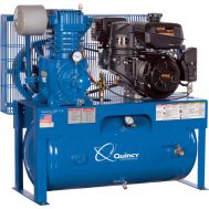 Quincy Pressure Lubricated 14 HP Compressor World Latin America Kohler Gasoline Engine, 23.6 CFM, 30 Gallon Tank | QP-7.5G | G314K30HCE