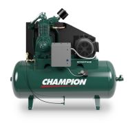 Champion 15 HP Compressor World Latin America Dos etapas 54.1 CFM @ 175 PSI Tanque de aire de 120 galones, bomba R40 776 RPM, 230 voltios, trifásico | HR15-12