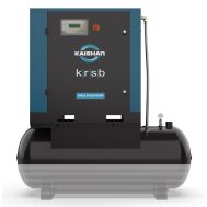 Kaishan KRSB-20-125-120-TM, 20 HP Rotary Screw Compressor World Latin America, 80 CFM @ 125 PSI 120 Gallon Horizontal Air Tank 460/3/60 | KRST-20-125,AC,46V,US