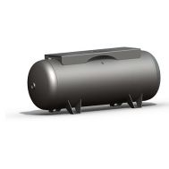 Manchester 20 Gallon Air Tank Horizontal, Legs & Topplate, 200 PSI, 14