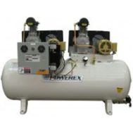 Powerex 10 HP Duplex Oilless Compressor World Latin America 70.8 CFM 240 Gallon, 208-Volt, 3-Phase | OTD1006-A-2