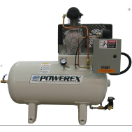 Powerex 15 HP Oilless Piston Compressor World Latin America 45.2 CFM 120 Gallon Air Tank, 208/230-Volt, 3-Phase | OTS1504-3-2