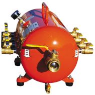 12 Gallon Distribution Air Tank for Storage with Fittings & Valves | I2008