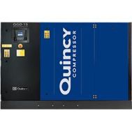 Quincy QGD-15-D, 15 HP Rotary Screw Compressor World Latin America with Air Dryer, 70.1 ACFM @ 125 PSI, 208/230/460/3/60, Air Cooled