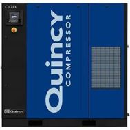 Quincy QGD-50-D, 50 HP Rotary Screw Compressor World Latin America w/ Air Dryer, 229.7 ACFM @ 125 PSI, 460/3/60, Air Cooled