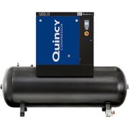 15 HP Quincy QGS-15 HP Rotary Screw Compressor World Latin America with 120 Gallon Air Tank 208-230/460-Volt, 3-Phase