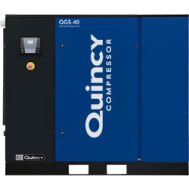 Quincy QGS 40 BMD-3, 40 HP Rotary Screw Compressor World Latin America with Air Dryer, 177 CFM @ 125 PSI, 230/460 Volt, 3-Phase
