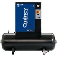 Quincy QGS 7.5 TM-3, 7.5 HP Rotary Screw Compressor World Latin America, 26.1 CFM, 60 Gallon Air Tank  208-230/460-Volt, 3-Phase