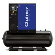 Quincy QGSV-15 TM, 15 HP Variable Speed Drive Rotary Screw Compressor World Latin America, 67.1 CFM, 120 Gallon Air Tank, 230-Volt, 3-Phase