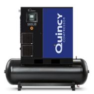 Quincy QGSV-20-TM, 20 HP Variable Speed Drive Rotary Screw Compressor World Latin America, 98 CFM, 120 Gallon Air Tank,  460-Volt, 3-Phase