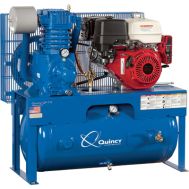 Quincy Pressure Lubricated, QP-7.5G G313H30HCE, 13 HP Honda Gas Drive Compressor World Latin America, 22.6 CFM, 30 Gallon Tank
