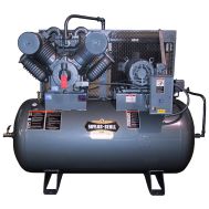 Paquete de rendimiento Saylor-Beall de 25 HP Compresor de pistón/dos etapas World Latin America, 89.6 CFM @ 175 PSI, tanque de aire de 120 galones, 460 voltios, trifásico | 92520FP-460-3