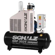 Schulz 25 HP SRP-3025 COMPACT-460 Rotary Screw Compressor World Latin America, 89 CFM @ 125 PSI, 80 Gallon Air Tank, 460-Volt, 3-Phase | 970.2840-460