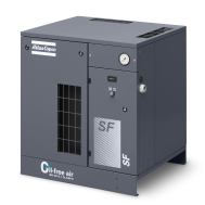 Atlas Copco 3 HP Oilless Scroll Compressor World Latin America with Air Dryer, 7.2 CFM @ 145 PSI, 230/1/60 | SF2-145 AFF Mono 230/1 | 8153611663