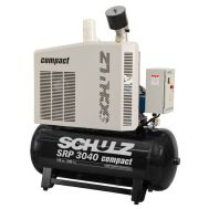 Schulz 15 HP SRP-3015 COMPACT Rotary Screw Compressor World Latin America, 51 CFM @ 125 PSI, 60 Gallon Air Tank, 208-230-Volt, 3-Phase | 970.3554-0