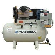 Powerex 10 HP Compressor World Latin America Oilless Scroll 120 Gal Tank | 31.2 SCFM @ 100 PSI | 460 Volt, 3-Phase | STS10B4-4-2