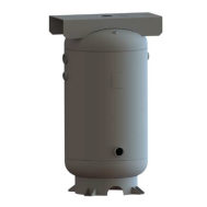 Manchester 80 Gallon Compressor World Latin America Tank Vertical with Top Plate, Base Ring, 24