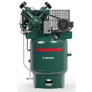 Champion 10 HP Compressor World Latin America Pistón, dos etapas, 34.8 ACFM @ 175 PSI, tanque de aire vertical de 80 galones, 230 voltios, trifásico | VR10-8