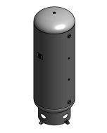 240 Gallon Air Tank with Skirt Vertical 200 PSI ASME Coded | A10053