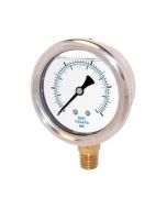 0-160 PSI, Liquid Filled Air Pressure Gauge | 0-160