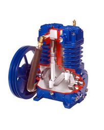 QT-5 Quincy Compressor 2-Stage 5 HP Compressor World Latin America Pump w/ Flywheel | 113690
