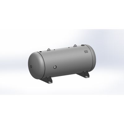Baglioni Spa - Pressure Solutions | 400 Gallon Compressor World Latin America Tank Horizontal, 36