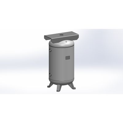 Baglioni Spa - Pressure Solutions | 80 Gallon Compressor World Latin America Tank Vertical w/ Top Plate, 24