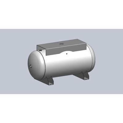 Baglioni Spa - Pressure Solutions | 200 Gallon Compressor World Latin America Tank Horizontal w/ Top Plate, 30