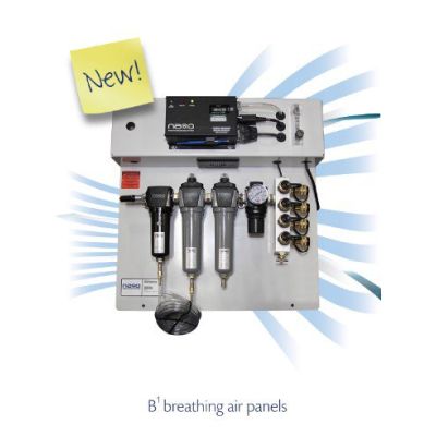 Nano Purification 50 CFM Breathing Air Dryer for Grade-D Breathing Air for Wall Mounting | BAP 050 CP N