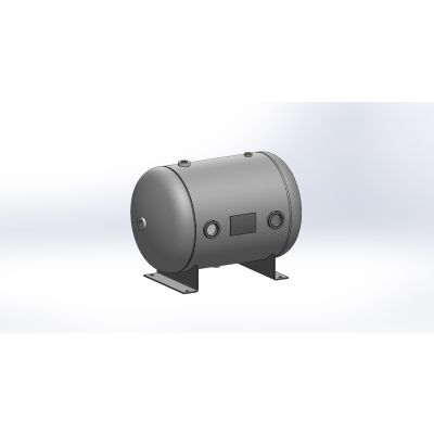 Baglioni Spa - Pressure Solutions | 19 Gallon Compressor World Latin America Tank Horizontal, 16