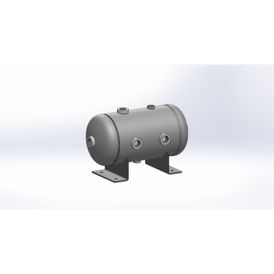 Baglioni Spa - Pressure Solutions | 3 Gallon Compressor World Latin America Tank Horizontal, 8