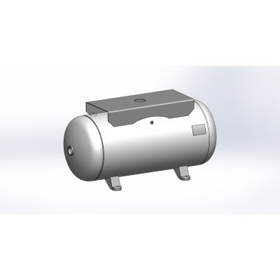 Baglioni Spa - Pressure Solutions | 60 Gallon Compressor World Latin America Tank Horizontal w/ Top Plate, 20