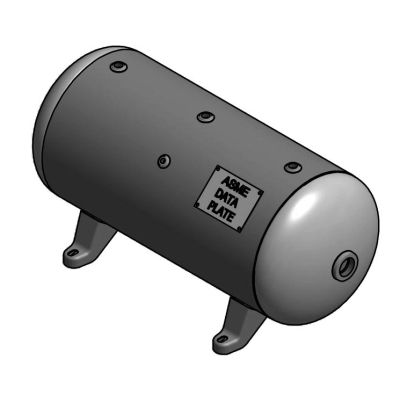 20 Gallon Air Tank Horizontal with Feet, 14