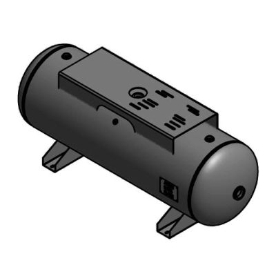 80 Gallon Air Tank Horizontal with Top Plate | A10032